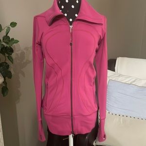 Lululemon Athletica pink zip up jacket